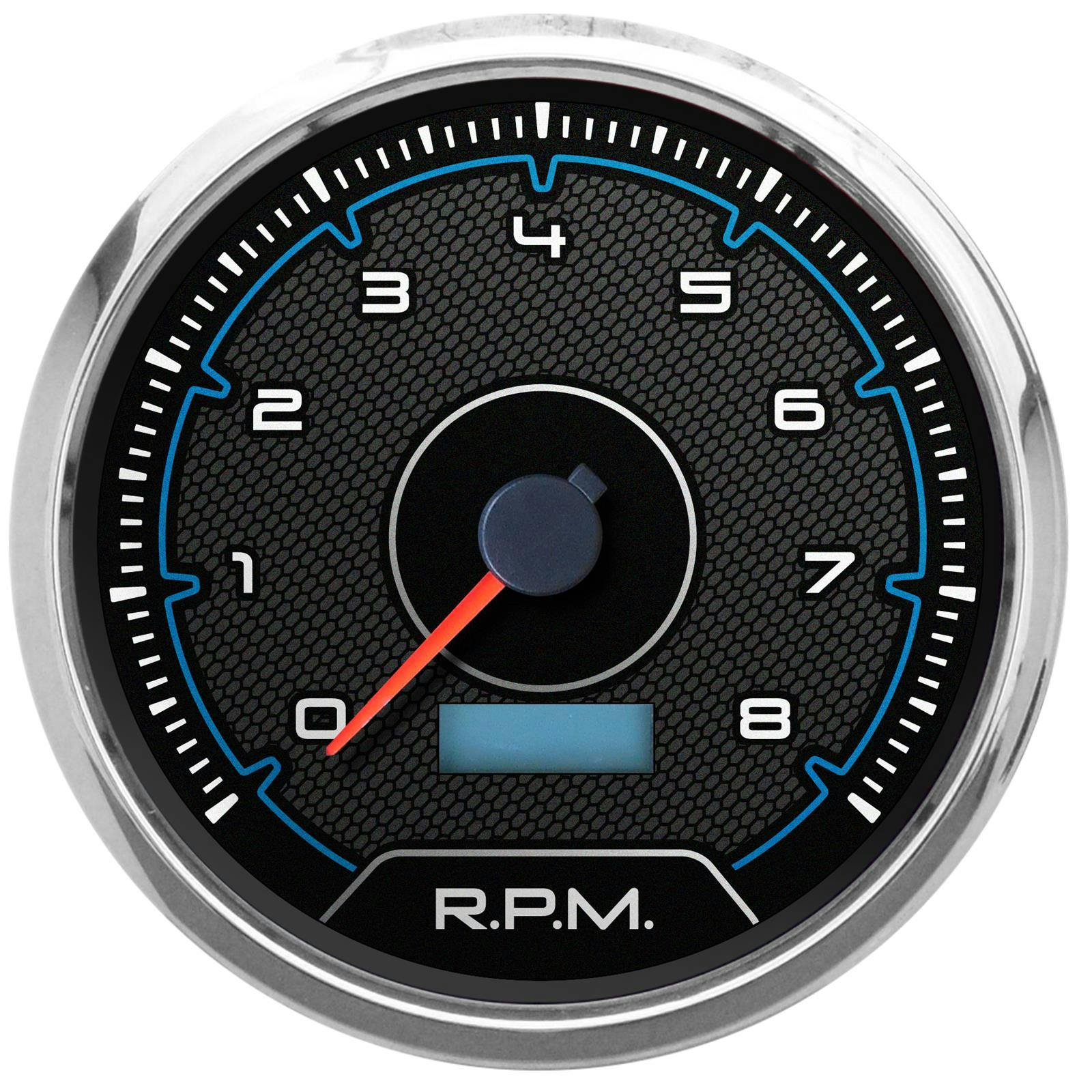 New Vintage USA 20151-05 CFR Series 4 3/8" Tachometer Blue