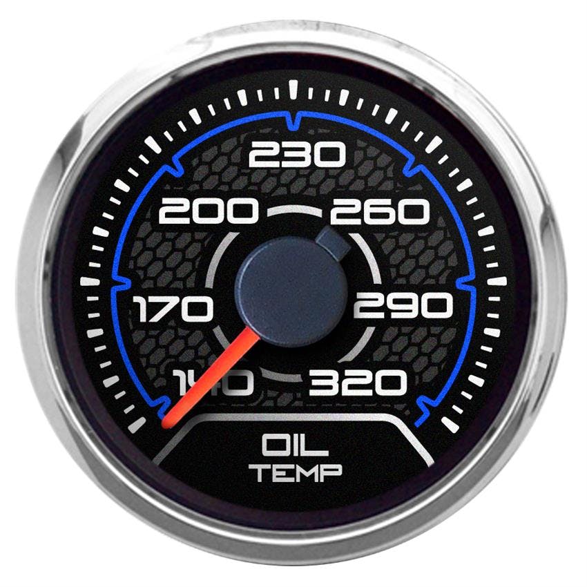 New Vintage USA 20193-05 CFR Series 2 1/16" Oil Temperature Blue