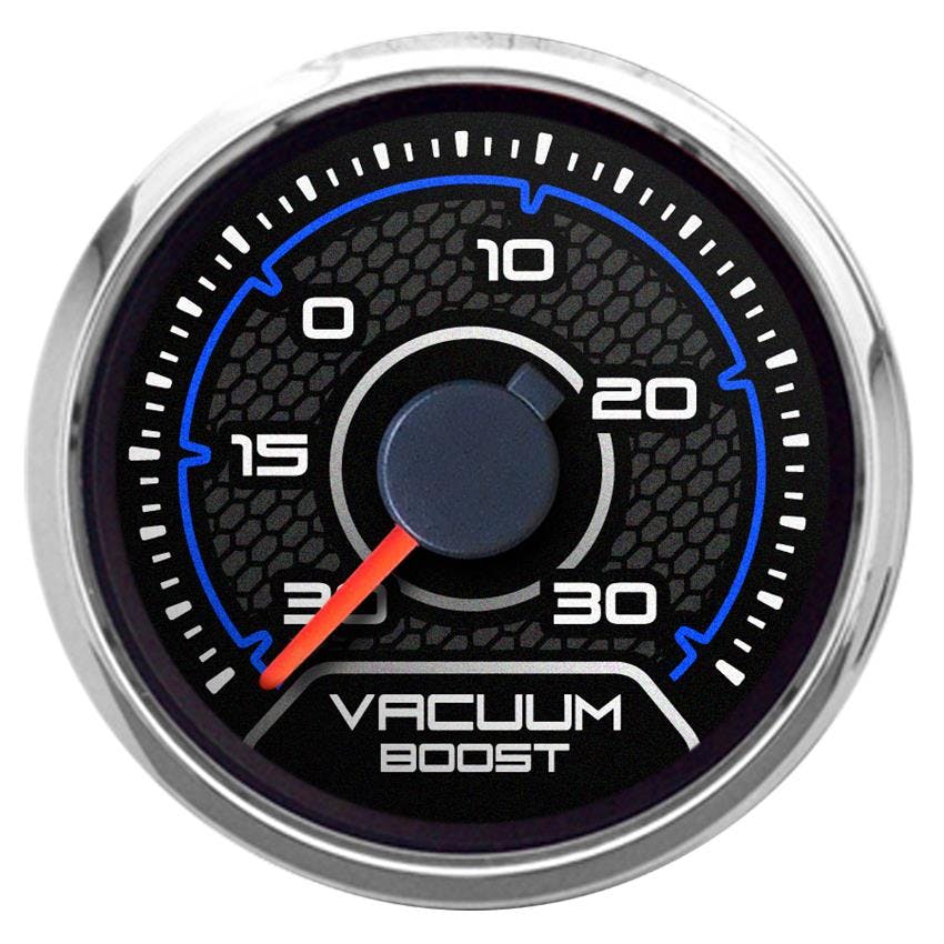 New Vintage USA 20194-05 CFR Series 2 1/16" Vac / Boost Blue