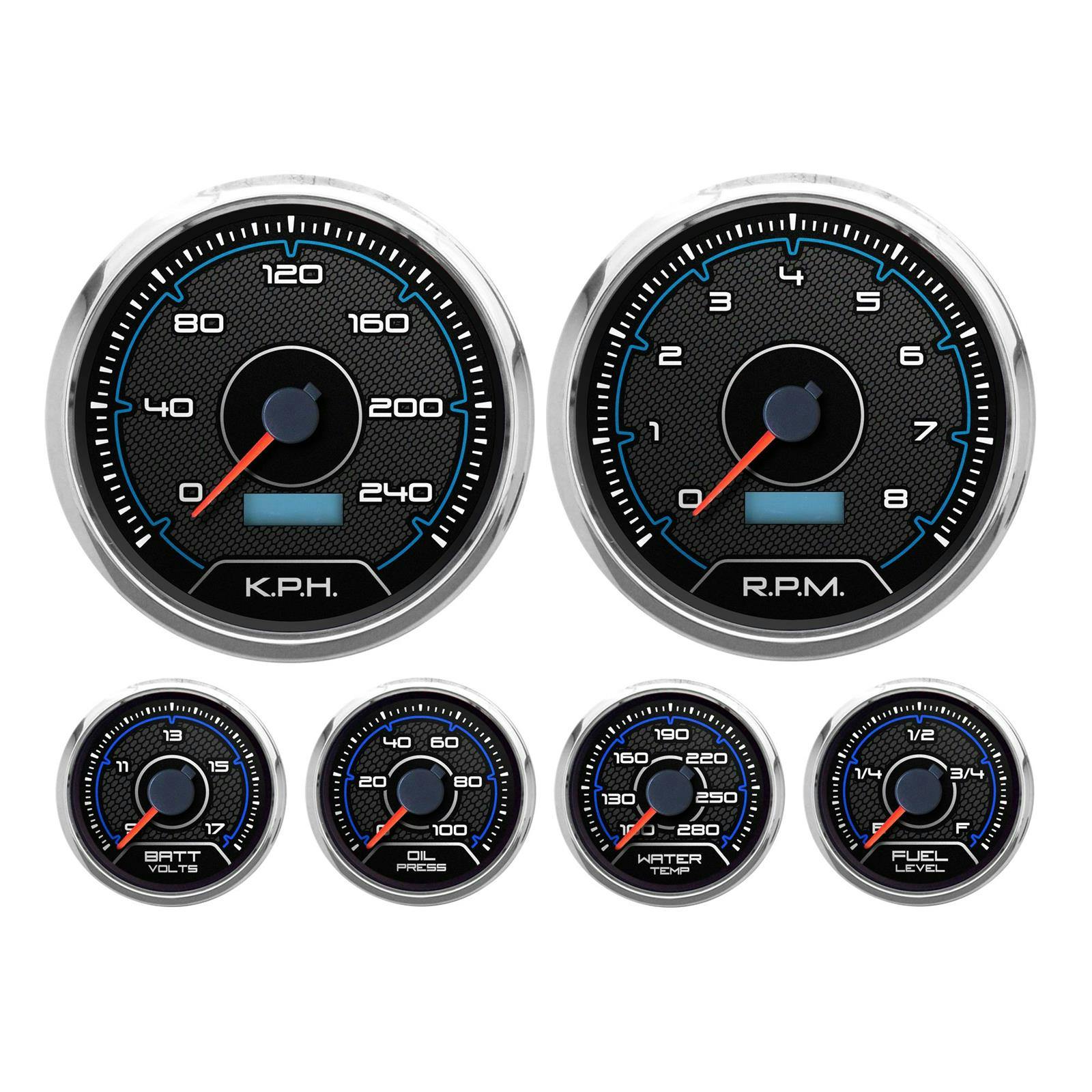 New Vintage USA 20659-05M 6 Gauge CFR Blueline Series 4 3/8 KM/H