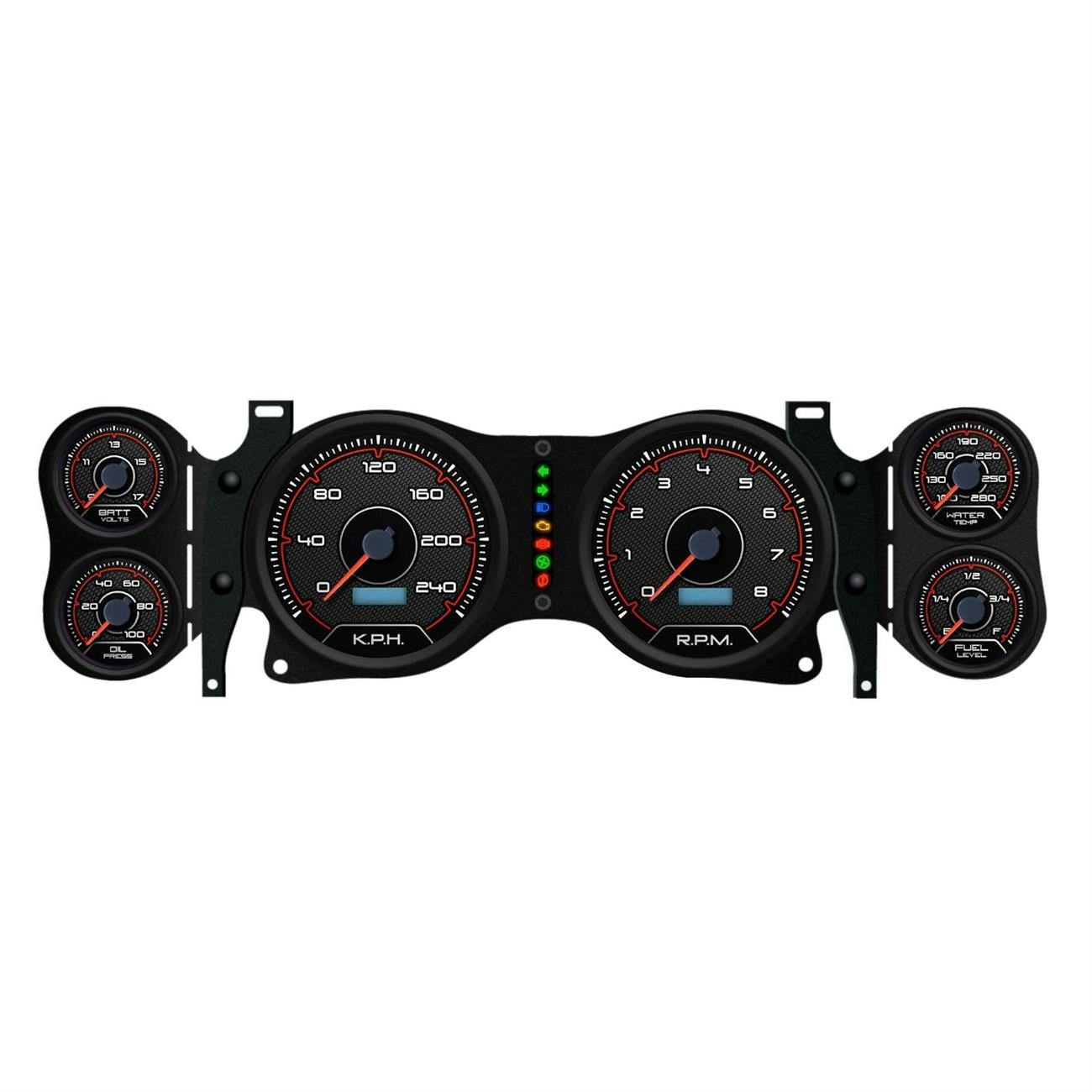 New Vintage USA 20670-01M 6 Gauge CFR Series KM/H 70-78 Camaro