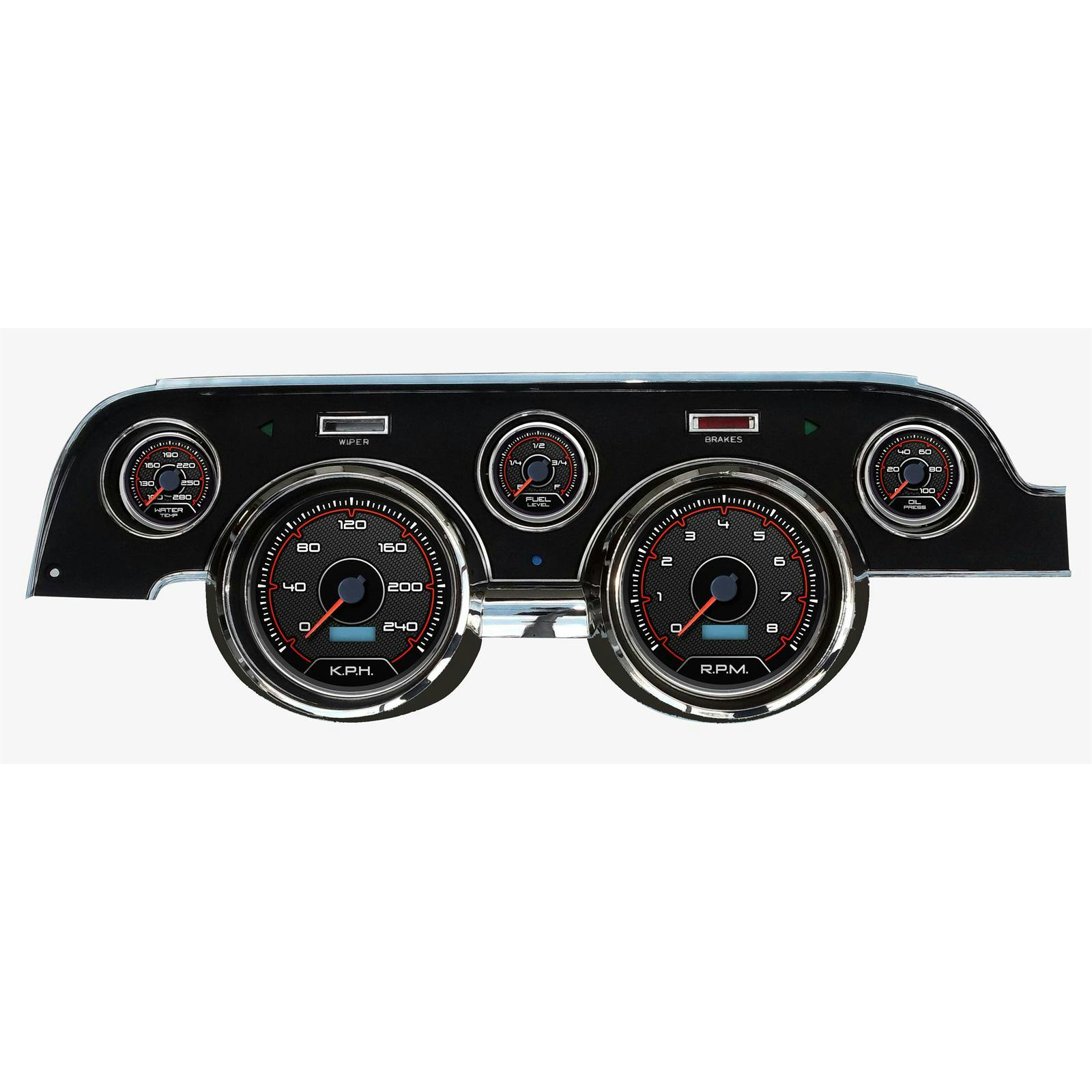 New Vintage USA 20707-01M 5 Gauge CFR Series KM/H 67-68 Mustang