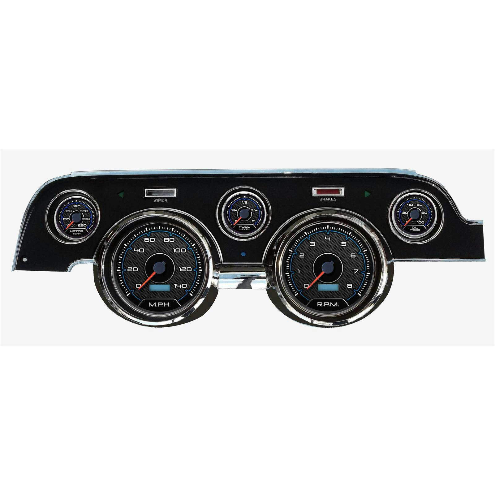 New Vintage USA 20707-05 5 Gauge CFR Series Blue 67-68 Mustang