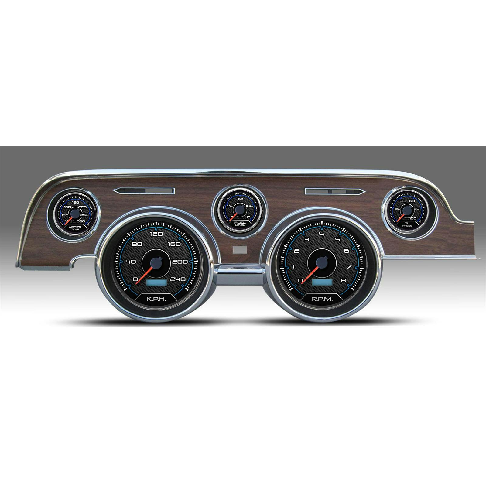 New Vintage USA 20717-05M 5 Gauge CFR Series KM/H 67-68 Mustang