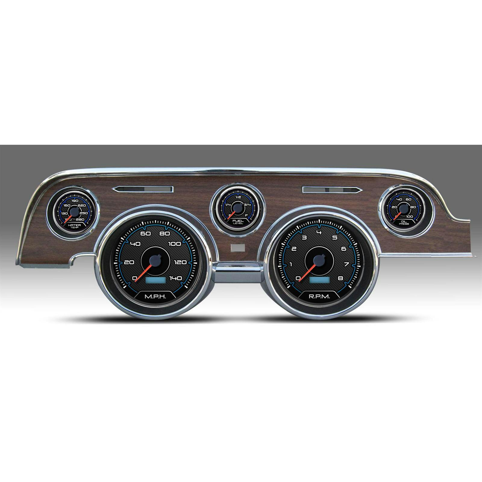 New Vintage USA 20717-05 5 Gauge CFR Series Blue 67-68 Mustang