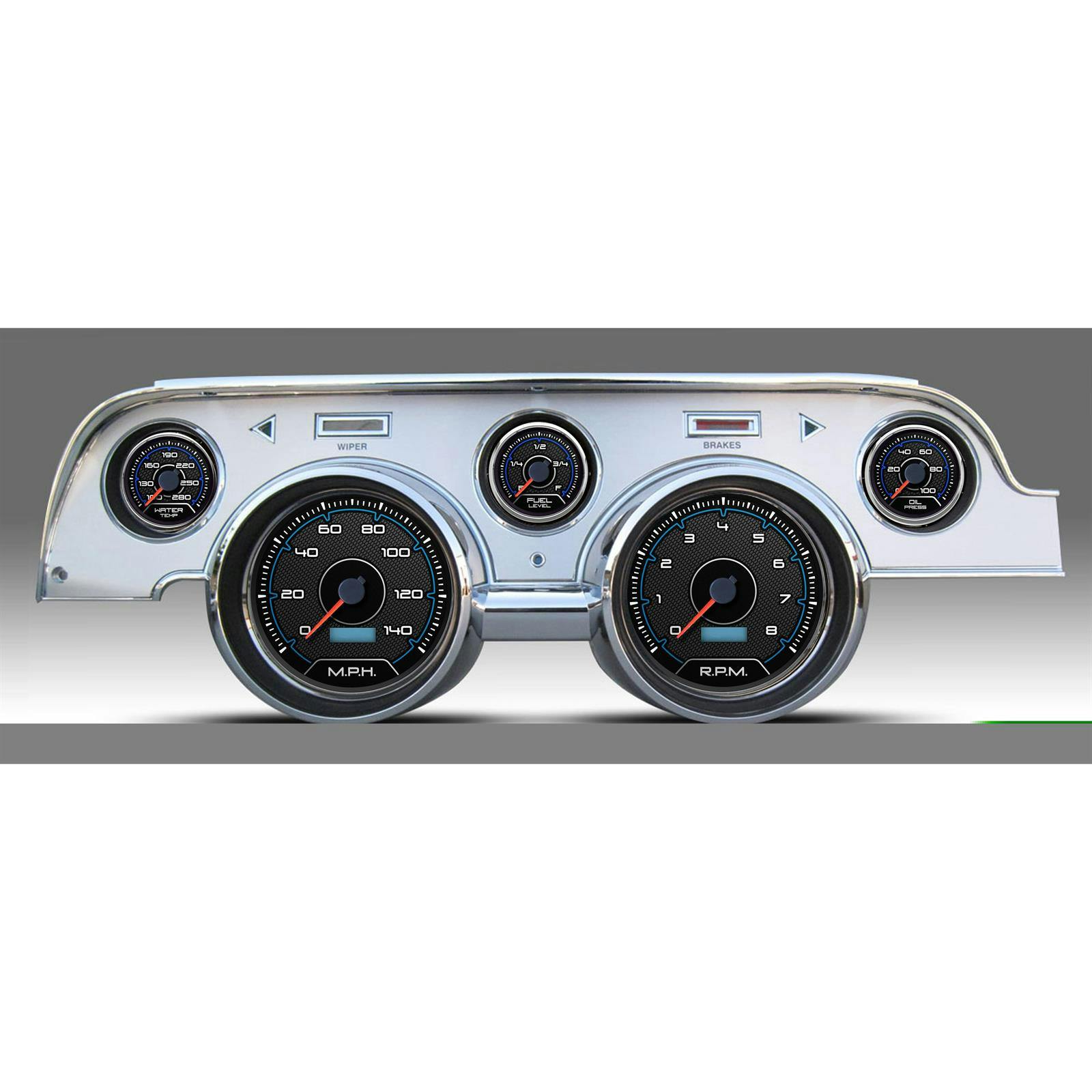 New Vintage USA 20727-05 5 Gauge CFR Series Blue 67-68 Mustang