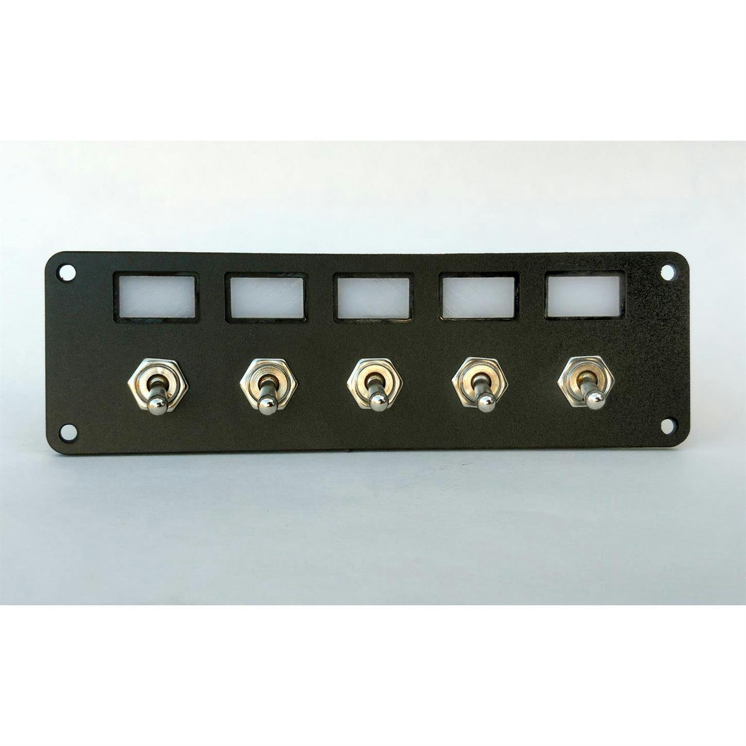 New Vintage USA 22100-02 Toggle Panel Performance 5 Sw LED Red