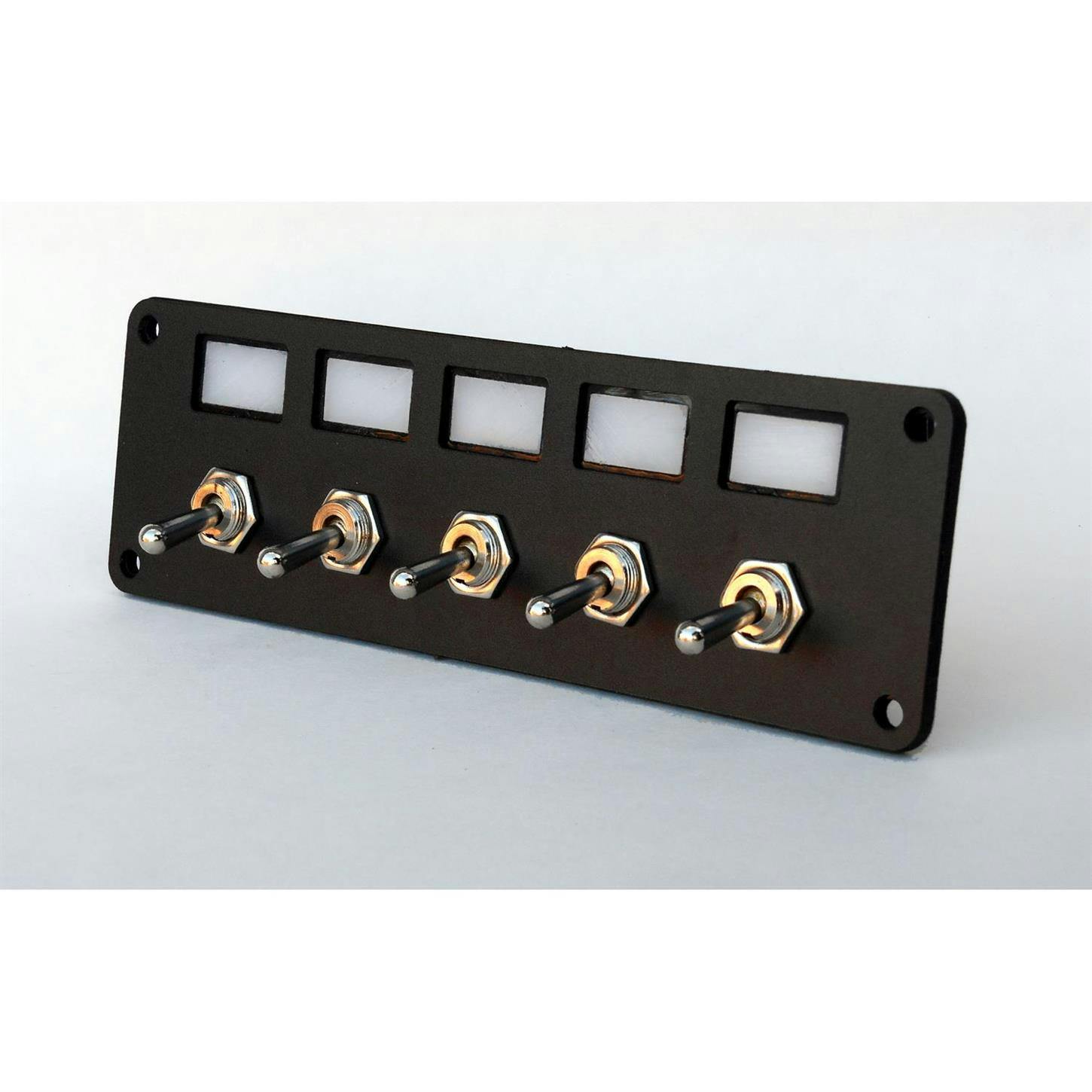 New Vintage USA 22100-02 Toggle Panel Performance 5 Sw LED Red