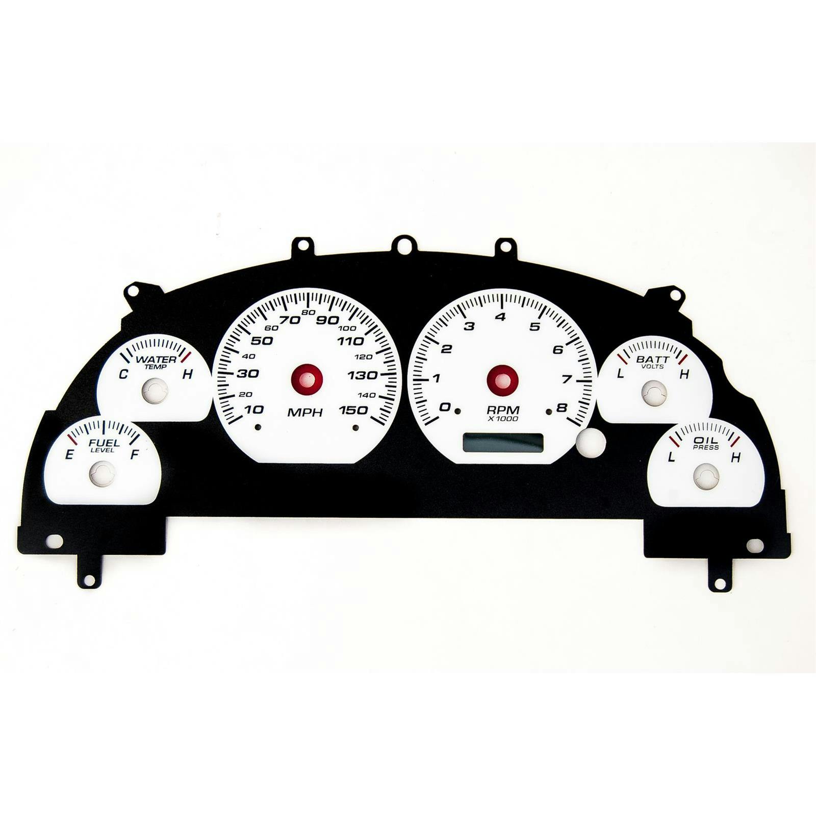 New Vintage USA 26101-03 Performance II Overlay Mustang 99-04 Wht