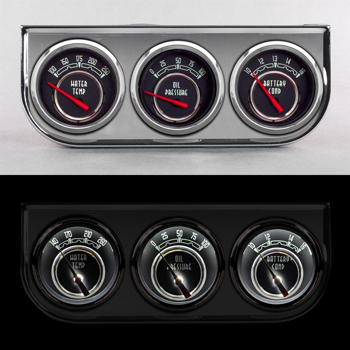 New Vintage 37330-01 Woodward Black Series 3 Gauge Power Pack