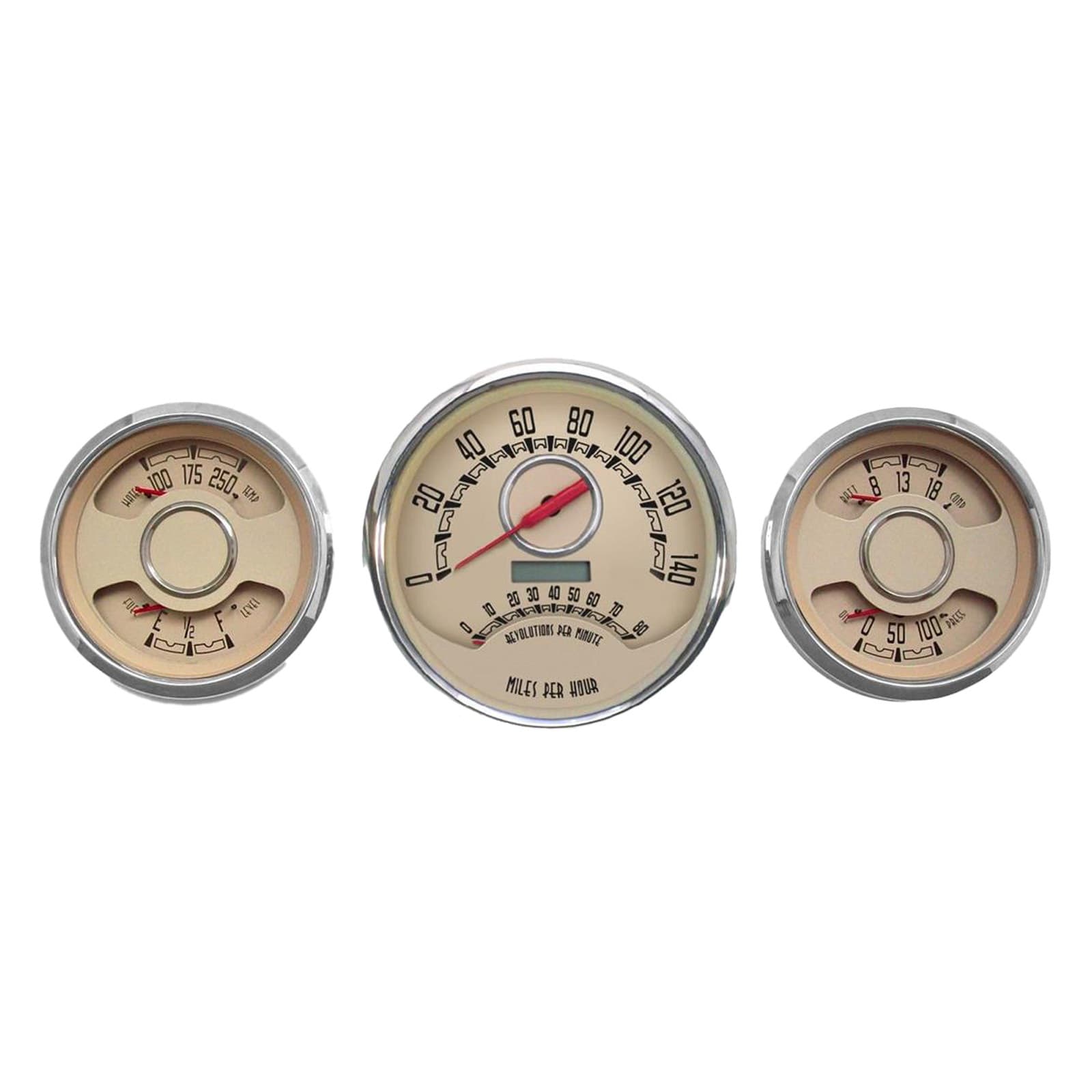 New Vintage USA 37344-02 3 Gauge Combo Woodward Series 4 3/8" Bge