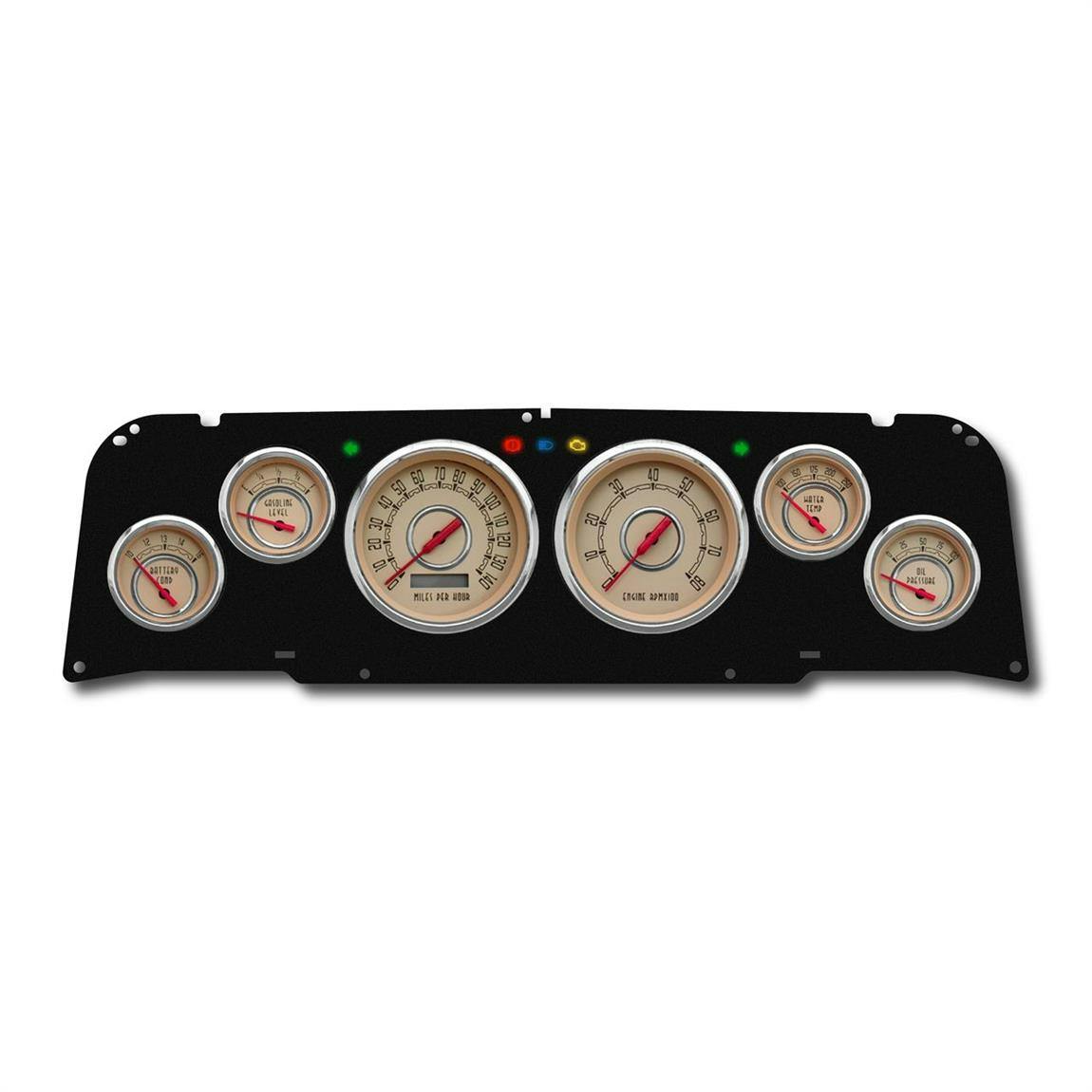 New Vintage USA 64371-02 6 Gauge Performance Beige 64-66 Chevy