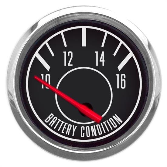 New Vintage USA 67123-01 1967 Series 2 1/16" Voltmeter Black