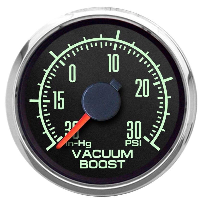 New Vintage USA 69194-01 1969 Series 2 1/16" Vac / Boost Black