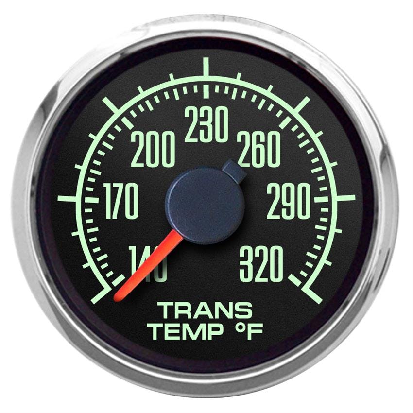 New Vintage USA 69195-01 1969 Series 2 1/16" Trans Temp Black