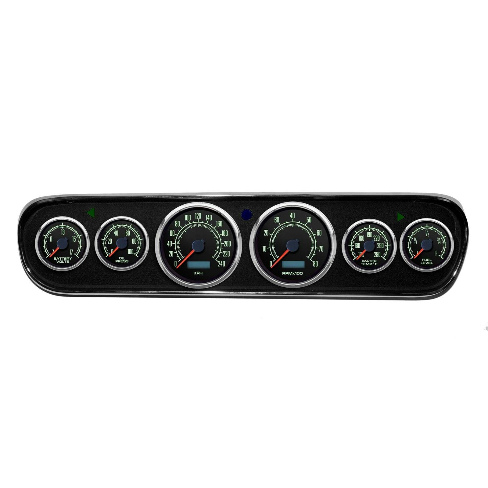 New Vintage USA 69706-03M 6 Gauge 69 Series KM/H 64-66 Mustang