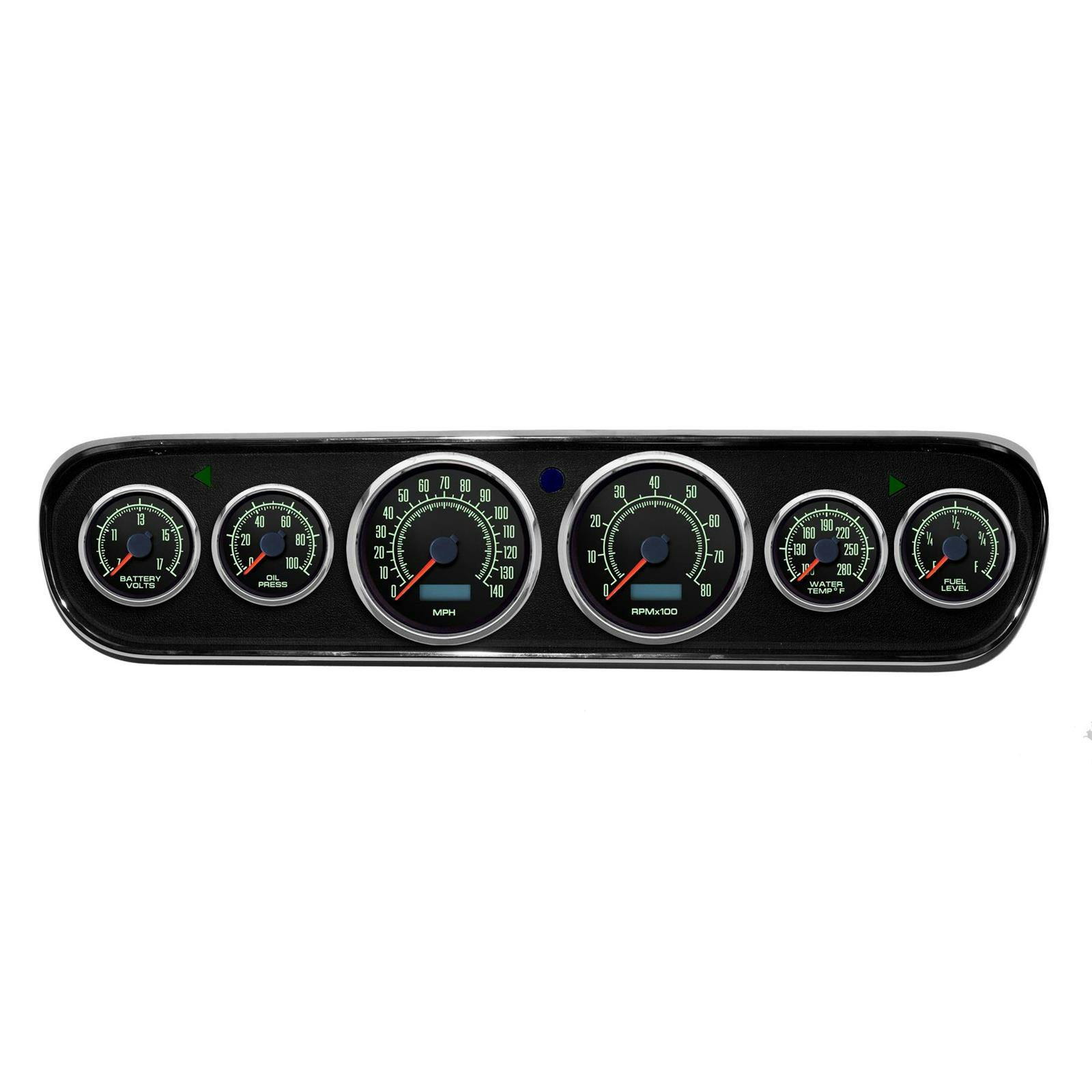 New Vintage USA 69706-03 6 Gauge 69 Series Black 64-66 Mustang