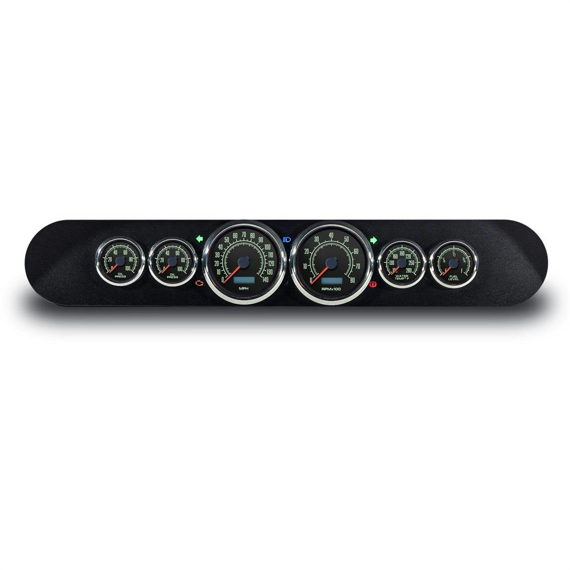 New Vintage USA 70649-01 6 Gauge 69 Series Black 67-72 Ford