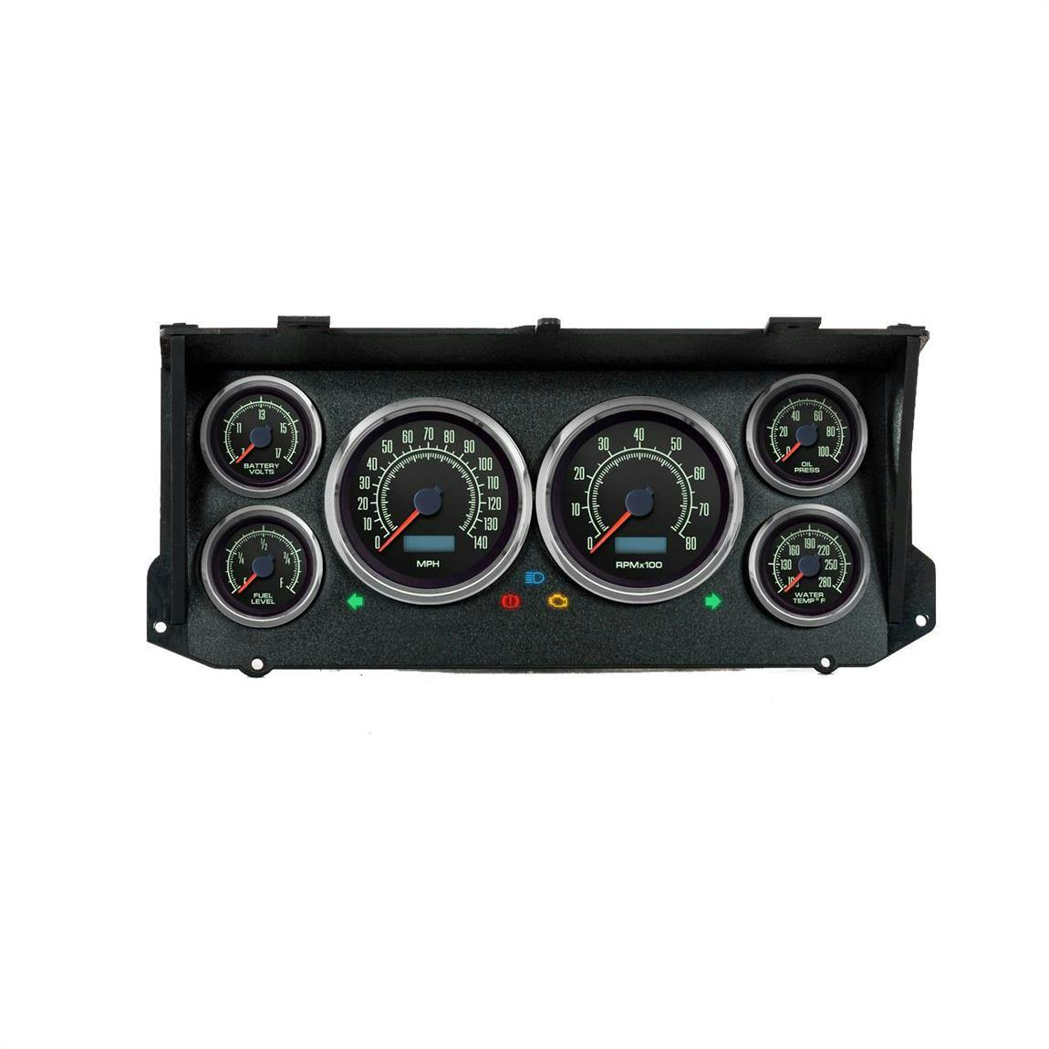 New Vintage USA 73649-01 6 Gauge 69 Series Black 73-79 Ford
