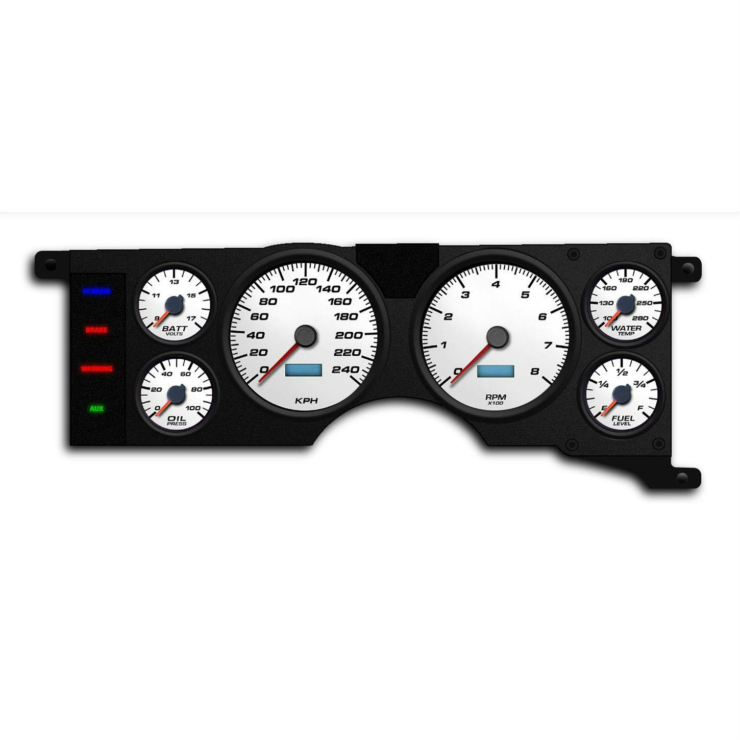 New Vintage USA 79211-01M 6 Gauge Perform ll KPM 79-86 Mustang