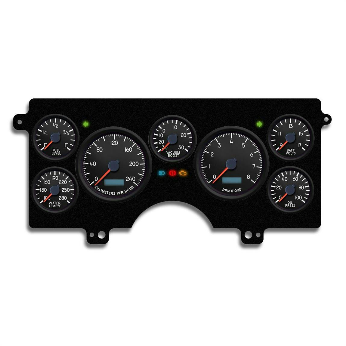 New Vintage USA 82421-01M 7 Gauge Aviator KM/H 82-89 Buick T/GN