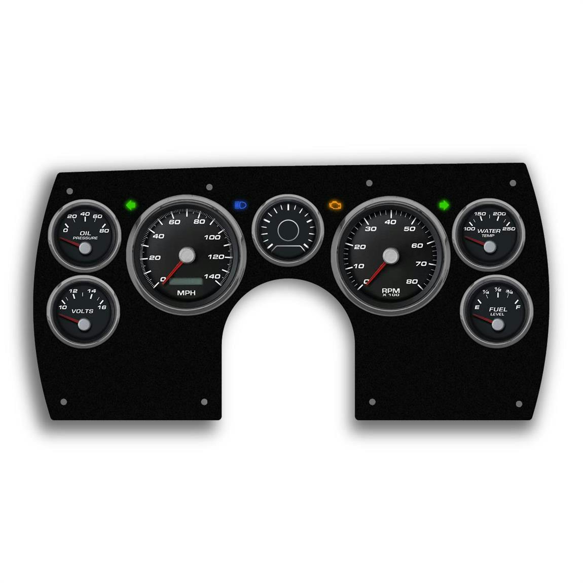 New Vintage USA 86111-01 6 Gauge Performance Black 82-89 Camaro