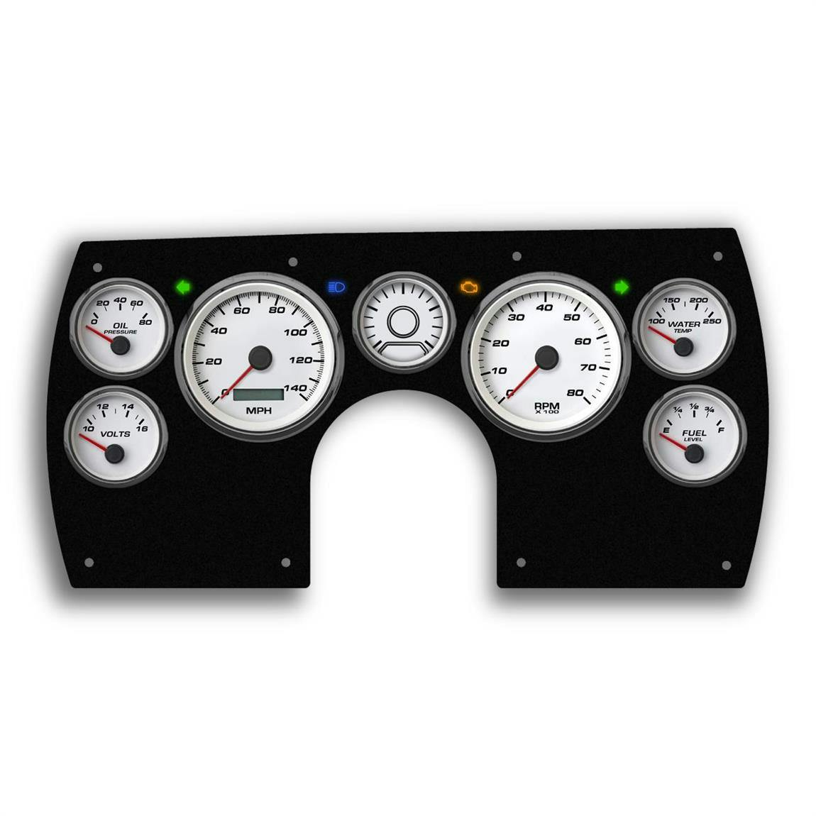 New Vintage USA 86111-03 6 Gauge Performance White 82-89 Camaro