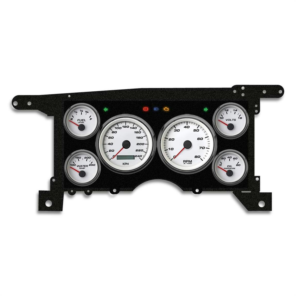 New Vintage USA 90111-03M 6 Gauge Performance White Chev 86-93 93