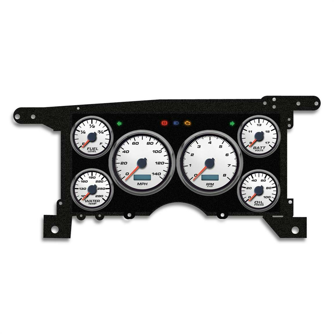 New Vintage USA 90211-03 6 Gauge Performance White 86-93 Chev