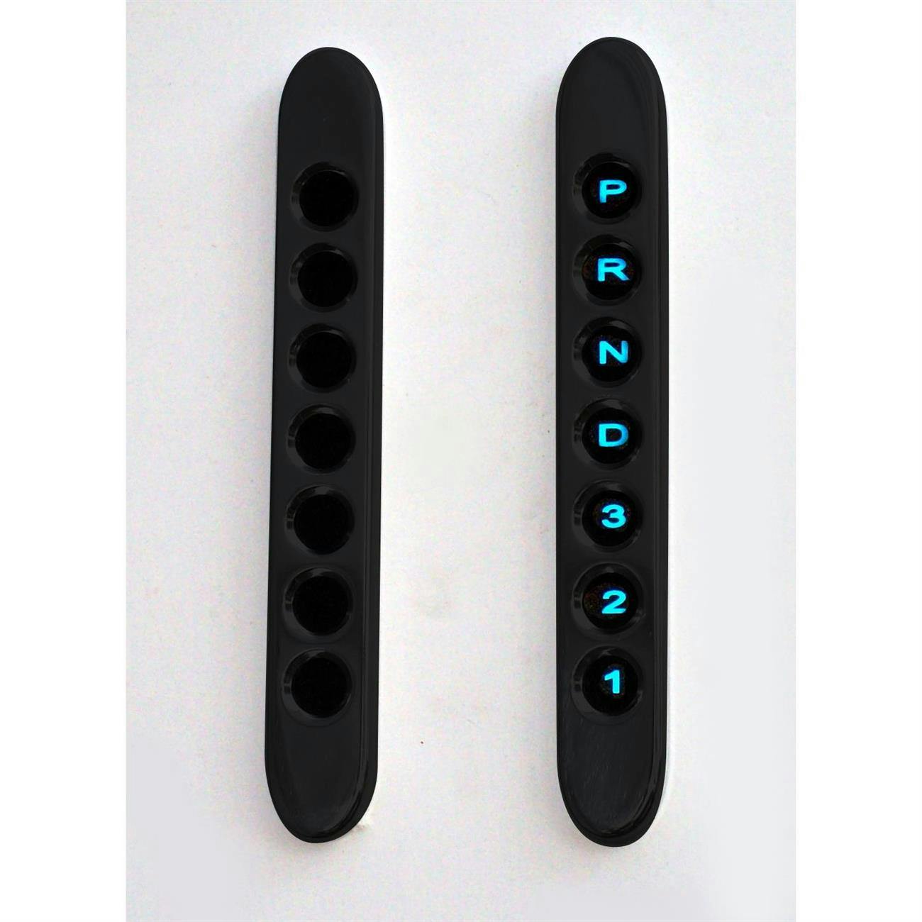 New Vintage USA 90927-01 Indicator Panel 7 Lamp Vert Frt Mt Black