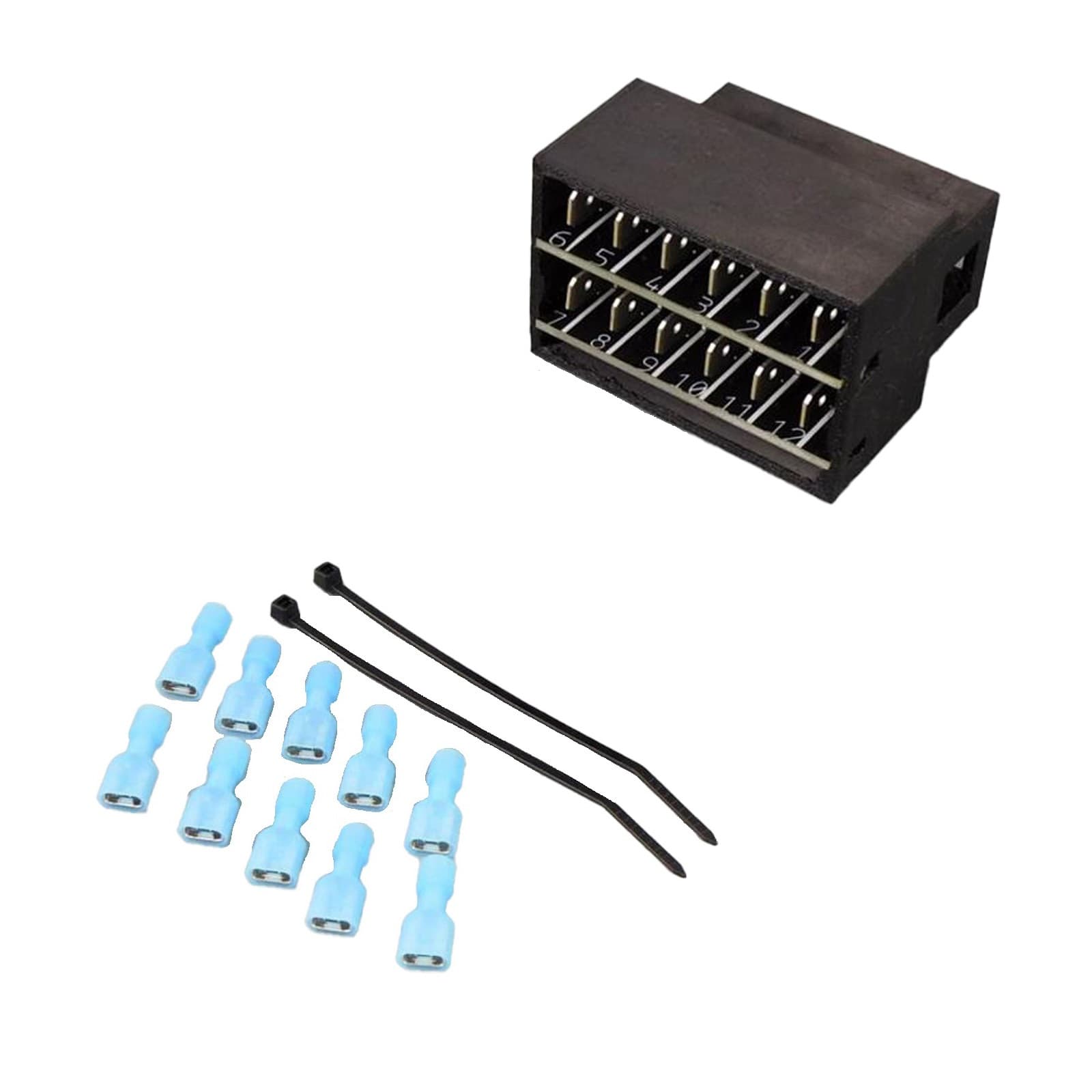 New Vintage USA 99501-03 12 SNAP-ADAPT 12 Pin Gauge Wiring