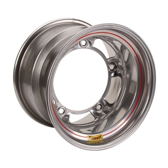 Bassett 50SR3S 15X10 Wide-5 3 Inch Backspace Silver Armor Edge Wheel