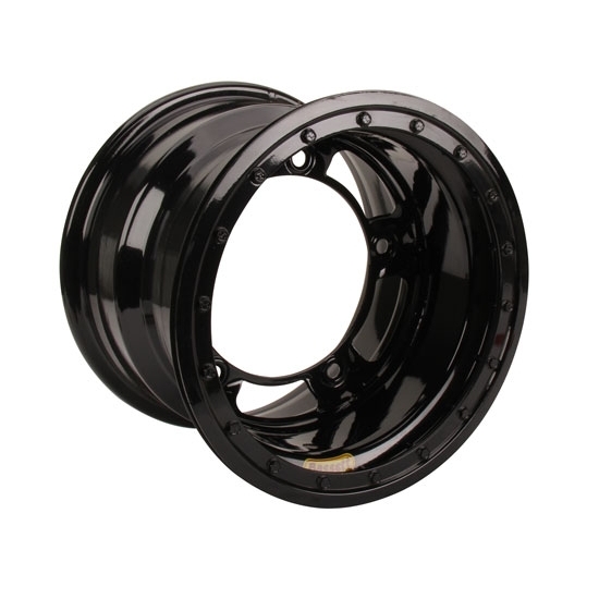 Bassett 52SR3L 15X12 Wide-5 3 Inch BS Black Beadlock Wheel