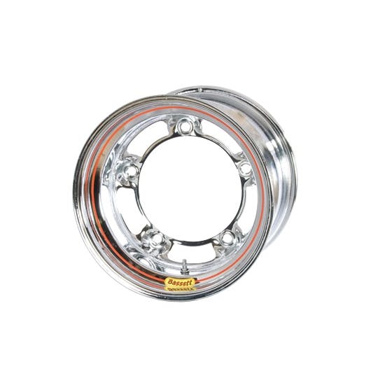 Bassett 53SR4CB 15X13 Wide-5 4 Inch BS Chrome Beaded Wheel