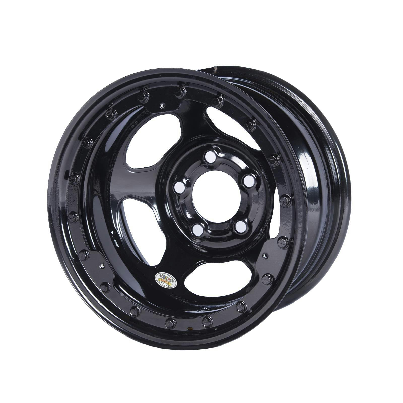 Bassett 15x8 Inertia Beadlock Wheel, 5 on 4.75 BP, Wissota