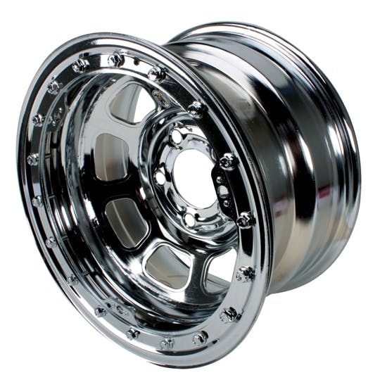 Bassett 58DF1WCL 15X8 DHole 5x4.5 1 BS Wissota Beadlock Wheel