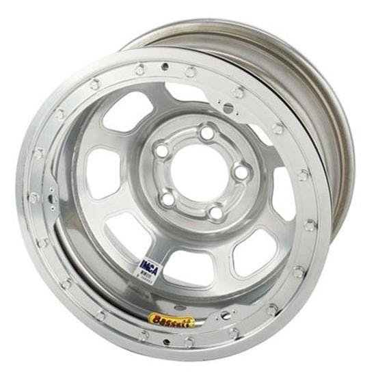 Bassett 58DF3ISL 15X8 D-Hole 5x4.5 3 In BS IMCA Beadlock Wheel