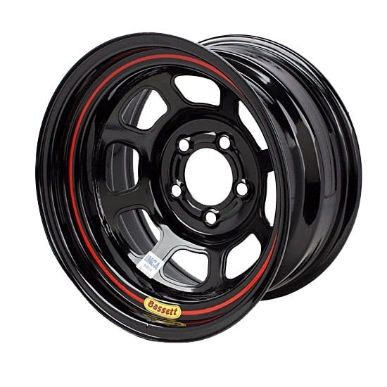Bassett 58DF475I 15X8 D-Hole 5x4.5 4.75 In. Bckspc IMCA Wheel