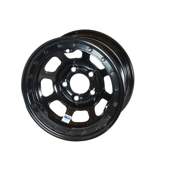 Bassett 58DT4L 15X8 IMCA D-Hole Wheel 4X4-1/2 BP, 4 BS, Beadlock