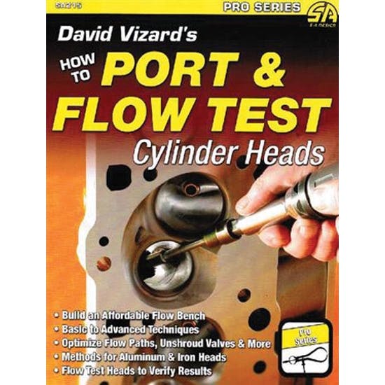 CarTech SA215 David Vizard's Port/Flow Test Cylinder Heads, Book