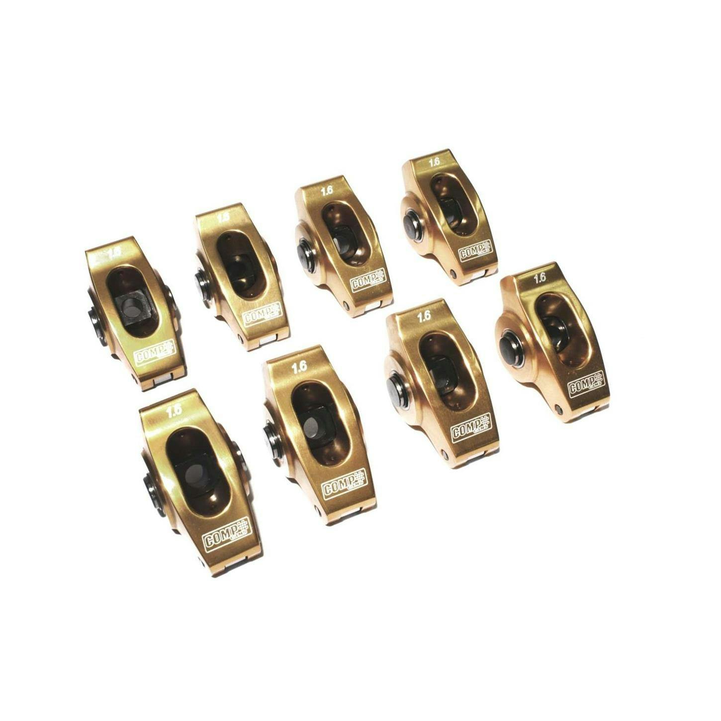 COMP Cams 19002-8 Ultra Gold Full Roller Rocker Arms, 3/8", Set/8