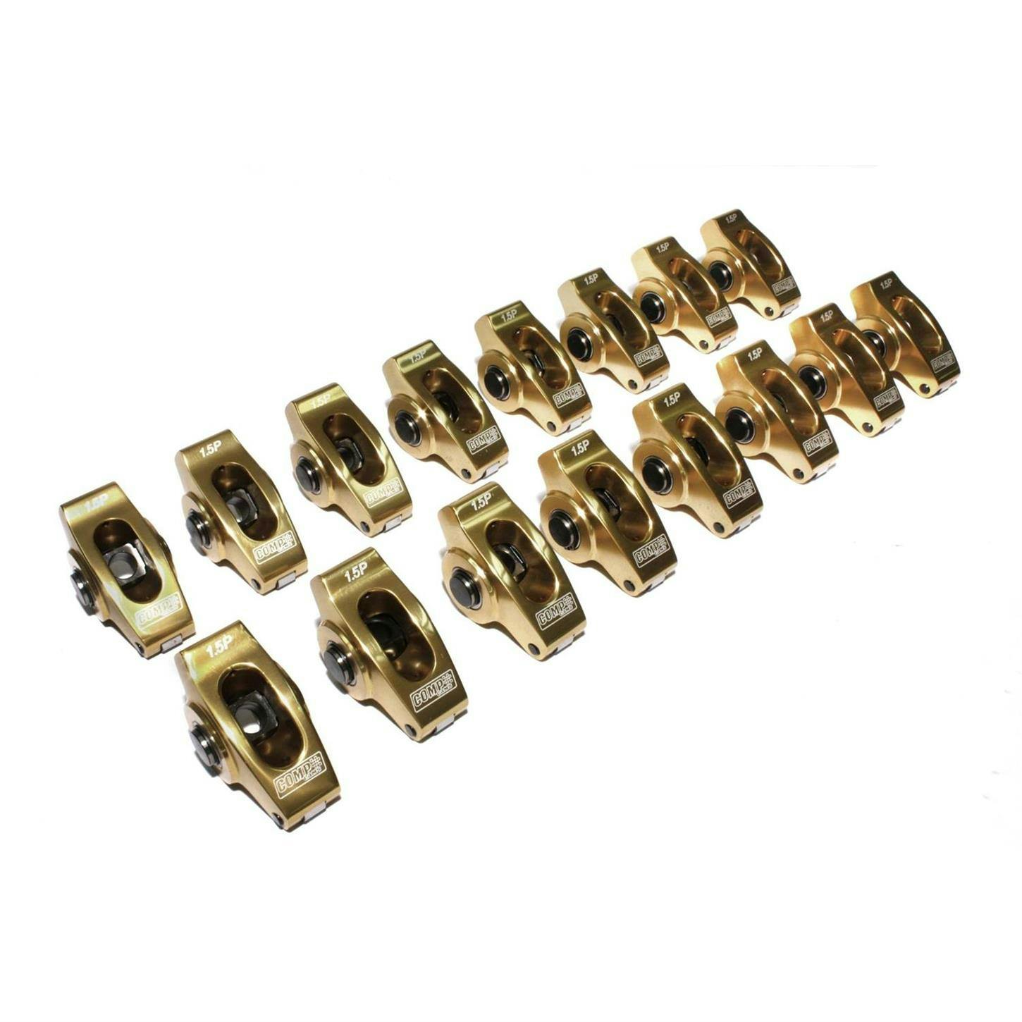 COMP Cams 19060-16 Ultra Gold Rocker Arms, Full roller, 7/16 Stud, Set