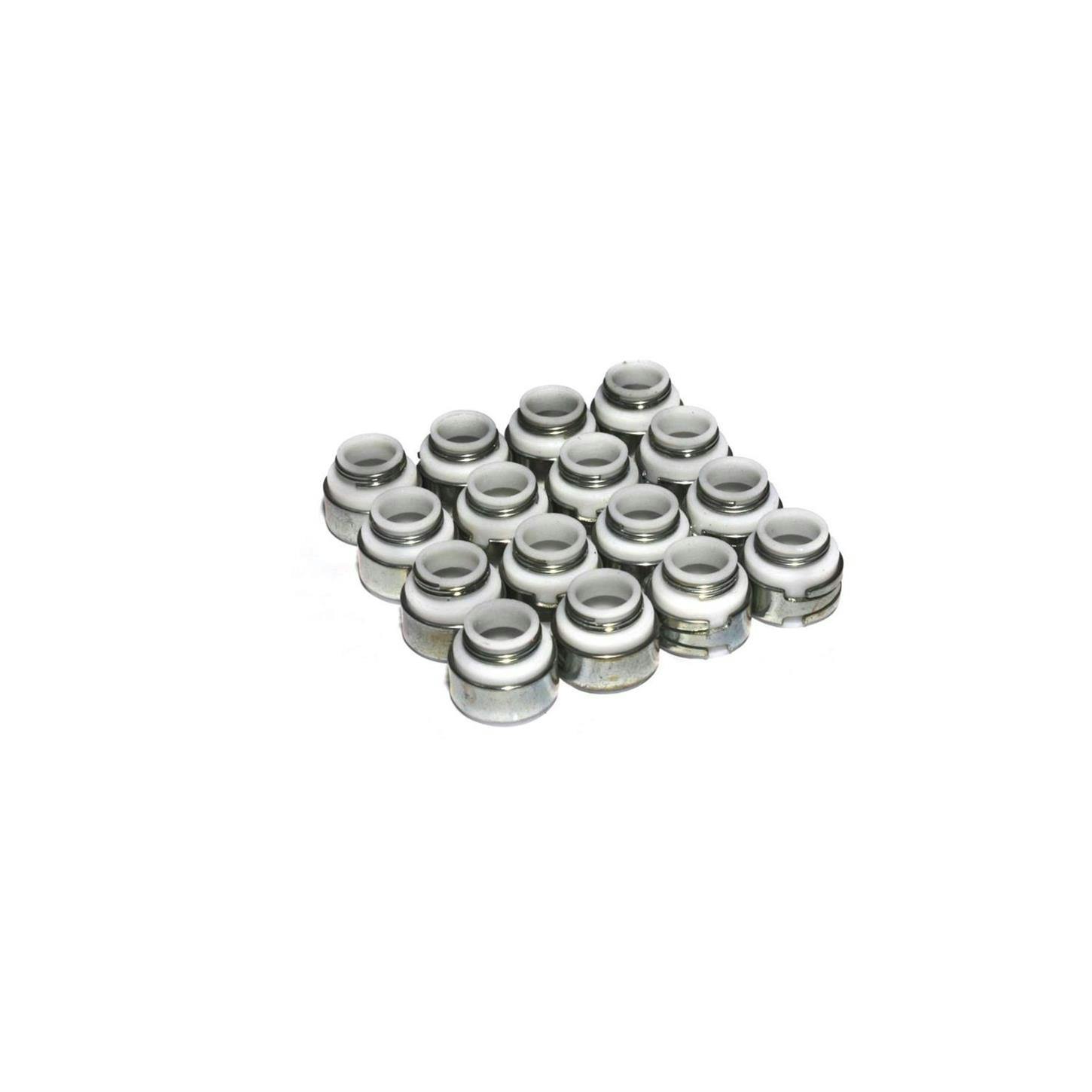 COMP Cams 510-16 Valve Stem Seals, PTFE, .500 Inch, 11/32 Inch, Set/16