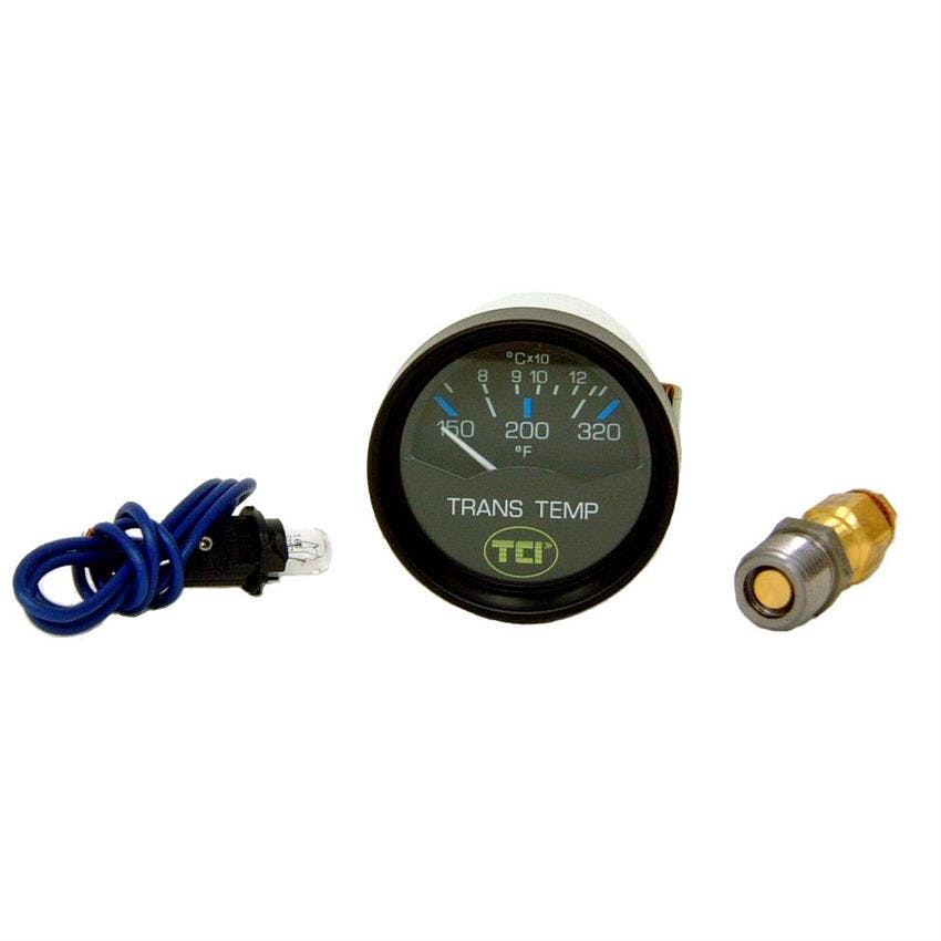 TCI 801000 Black 2 5/8 Trans Temperature Gauge