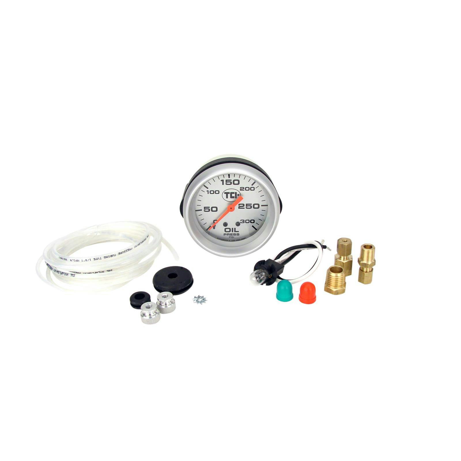 TCI 801101 Silver 2 5/8 Trans Pressure Gauge