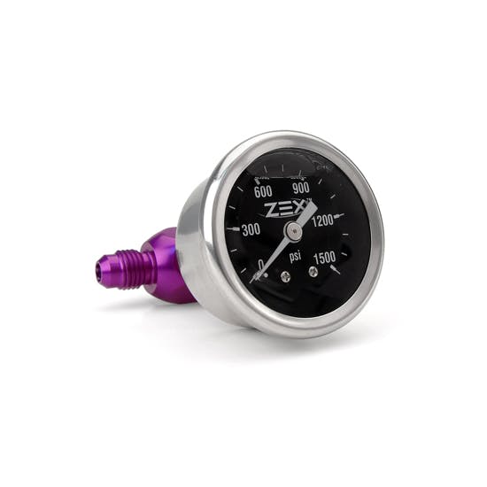 Comp Cams 82341 -4AN Liquid Filled Pressure Gauge Kit, 0-1500 PSI