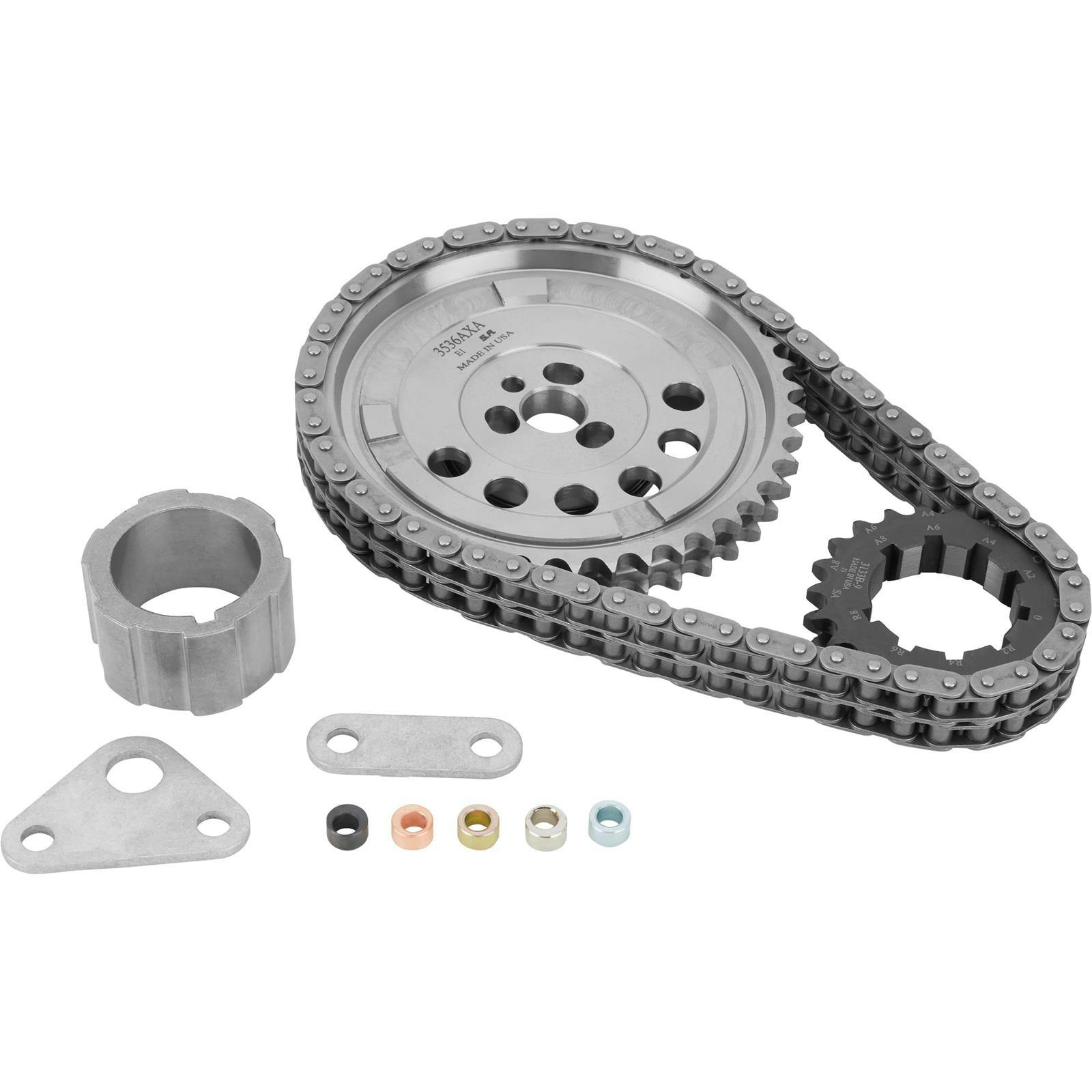 LS Adjustable Cam Billet Timing Set, 3 Bolt, 4 Sensors