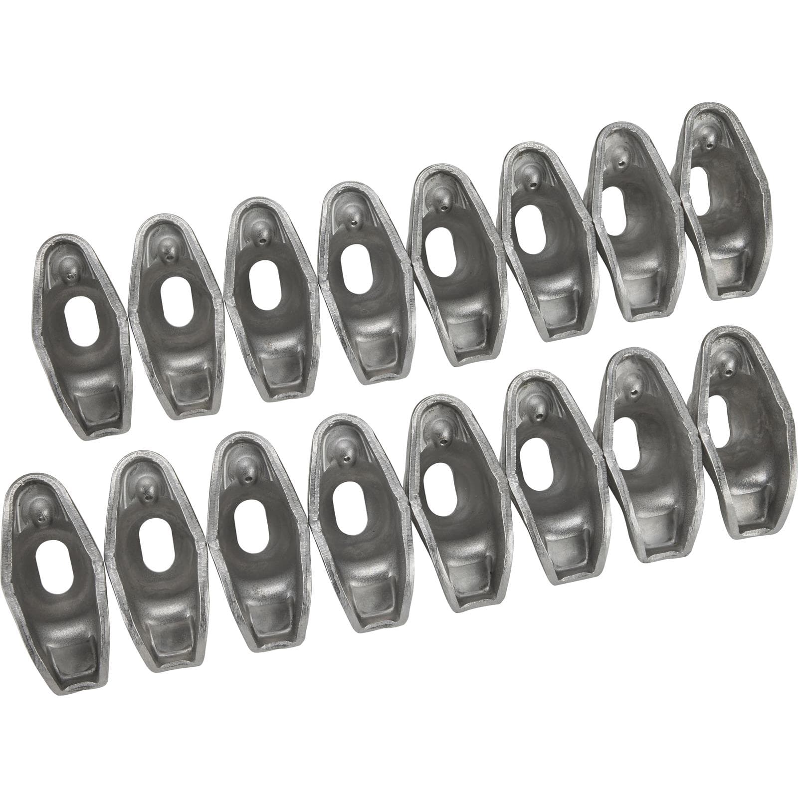 Extra Long Slot Small Block Chevy Steel Rocker Arms, 1.6:1