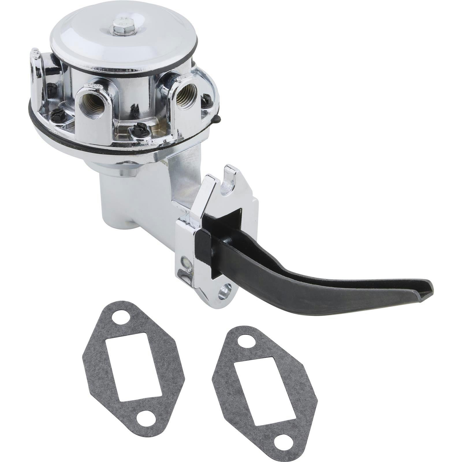 Oldsmobile 260-455 V8 Mechanical Fuel Pump, 80 GPH, 6 PSI, Chrome