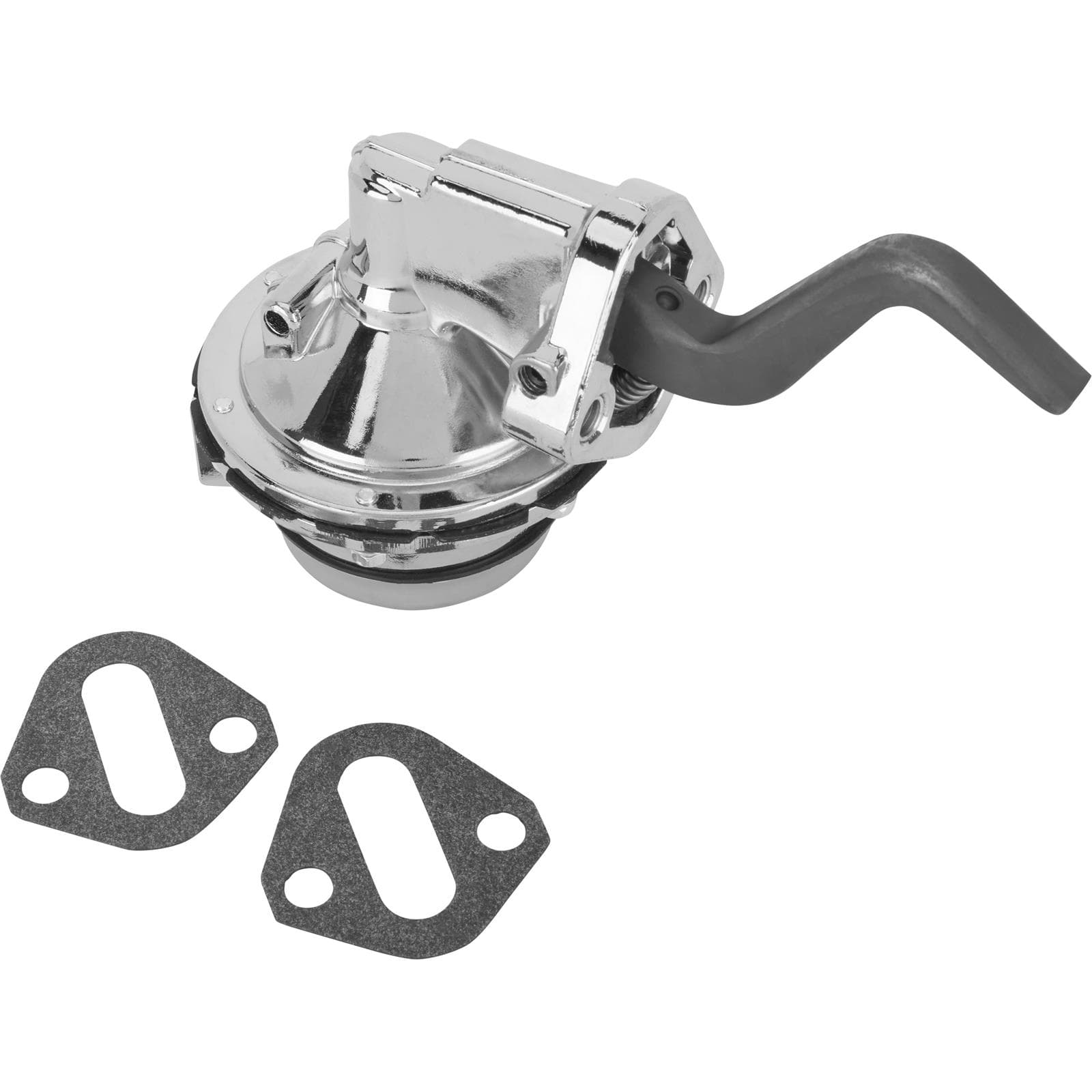 Pontiac 301-455 V8 Mechanical Fuel Pump, 80 GPH, 6 PSI, Chrome